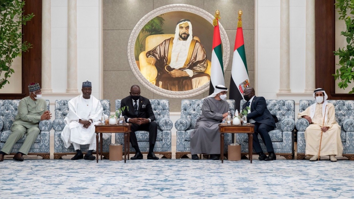 Dr Bawumia Commiserates With UAE Leader In Abu Dhabi