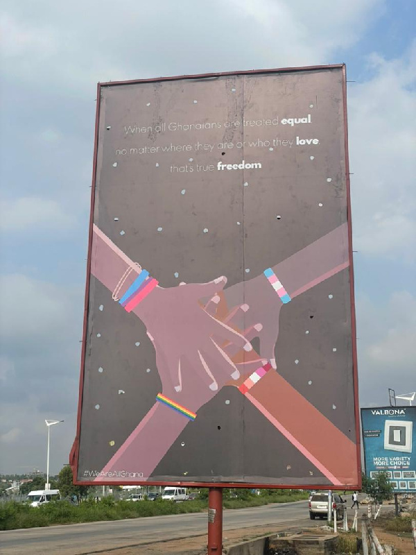 pro-LGBTQ+ billboard