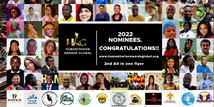 Humanitarian Awards Global announces its 2022 honorary awardees
