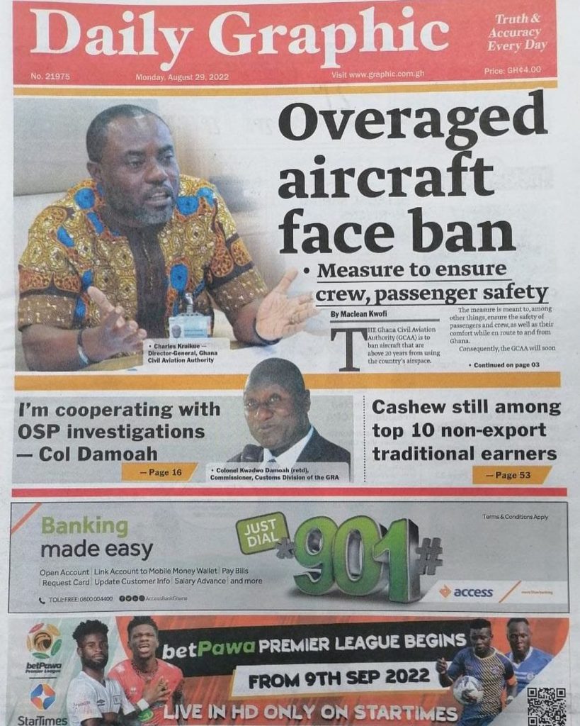 Daily Graphic Newspaper - August 29