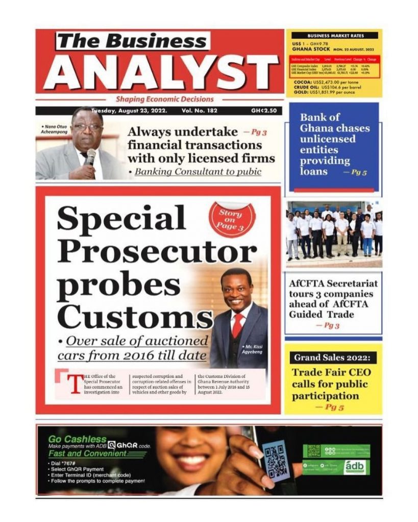 The Business Analyst Newspaper - August 23