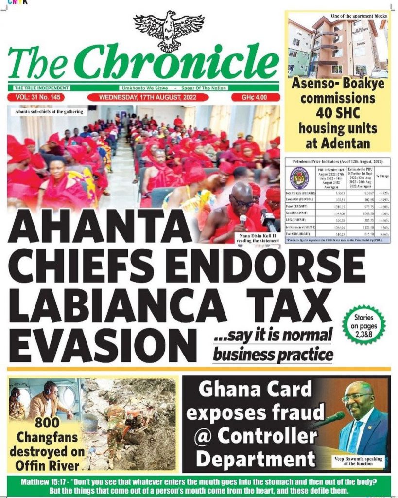 The Chronicle Newspaper - August 17