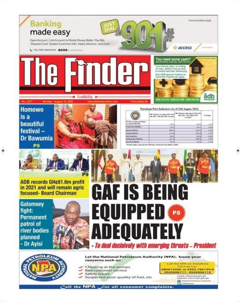 The Finder Newspaper - August 15