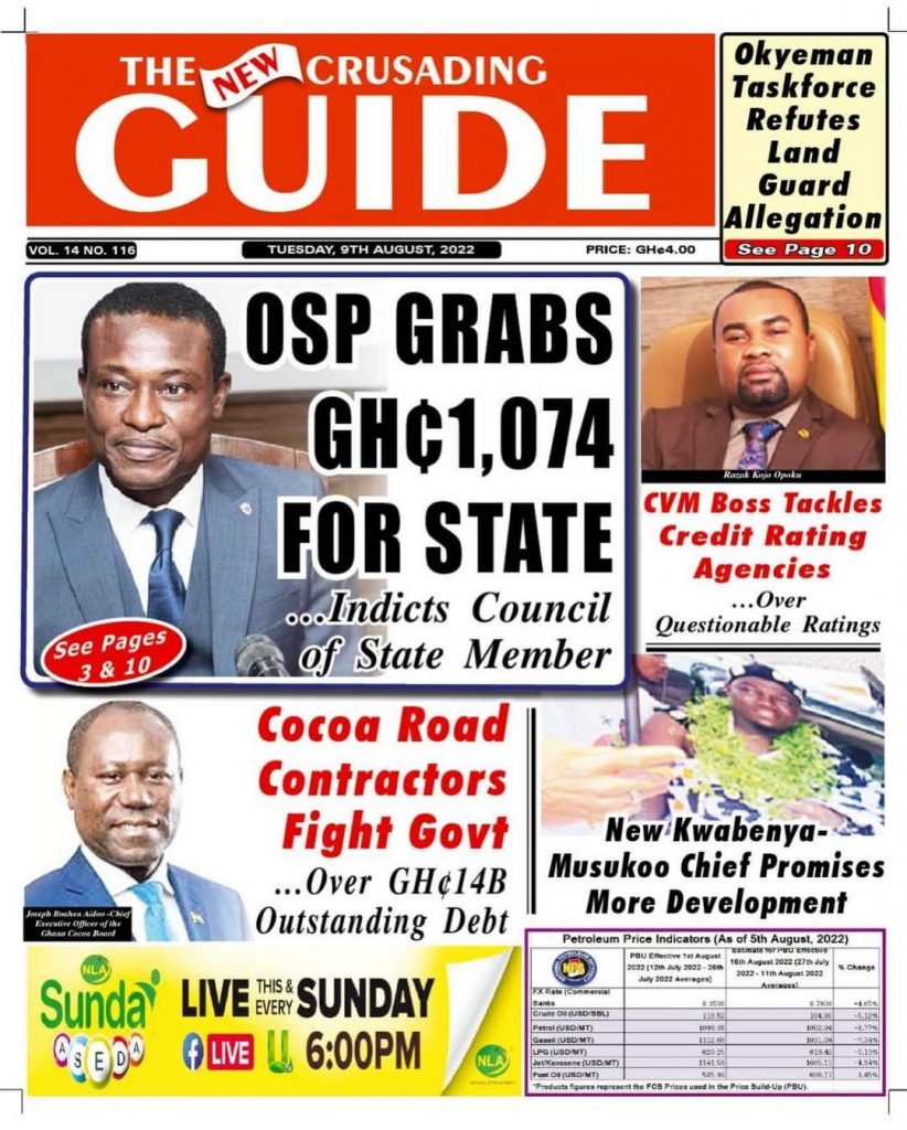 The New Crusading Guide - August 9