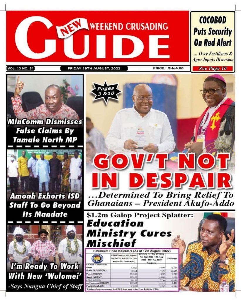 The New Crusading Guide Newspaper - August 19