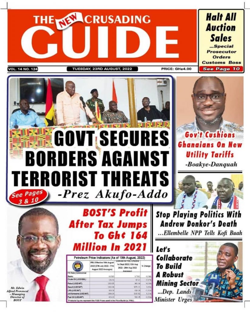 The New Crusading Guide Newspaper - August 23