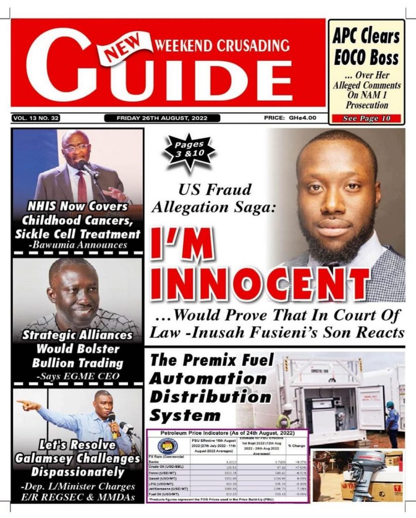 The New Crusading Guide Newspaper - August 26