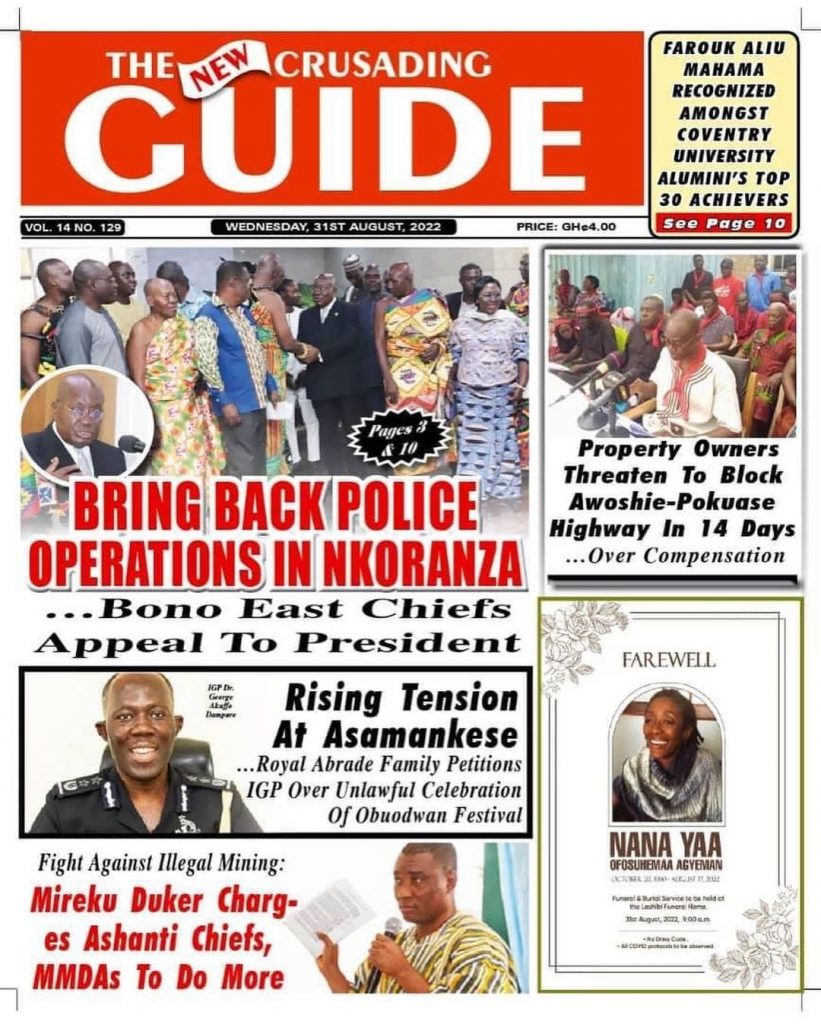 The New Crusading Guide Newspaper - August 31