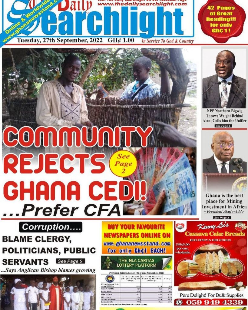 The Daily Searchlight Newspaper- September 27