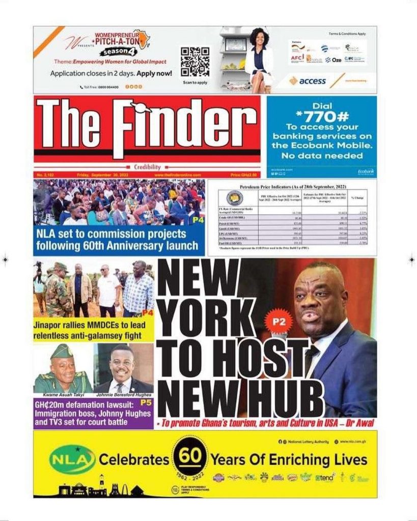 The Finder Newspaper. - September 30