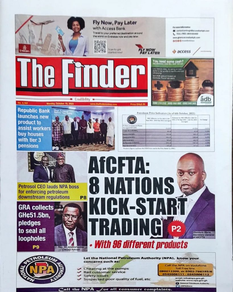 The Finder Newspaper - October 10