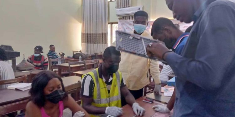 Electrical and electronics technicians receive training on e-waste disposal 